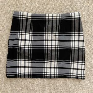 Urban Outfitters Plaid Miniskirt